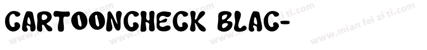CartoonCheck Blac字体转换